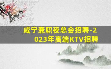 咸宁兼职夜总会招聘-2023年高端KTV招聘